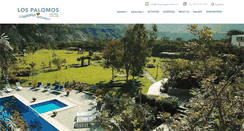 Desktop Screenshot of hotellospalomos.com