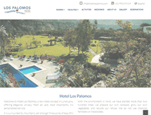 Tablet Screenshot of hotellospalomos.com